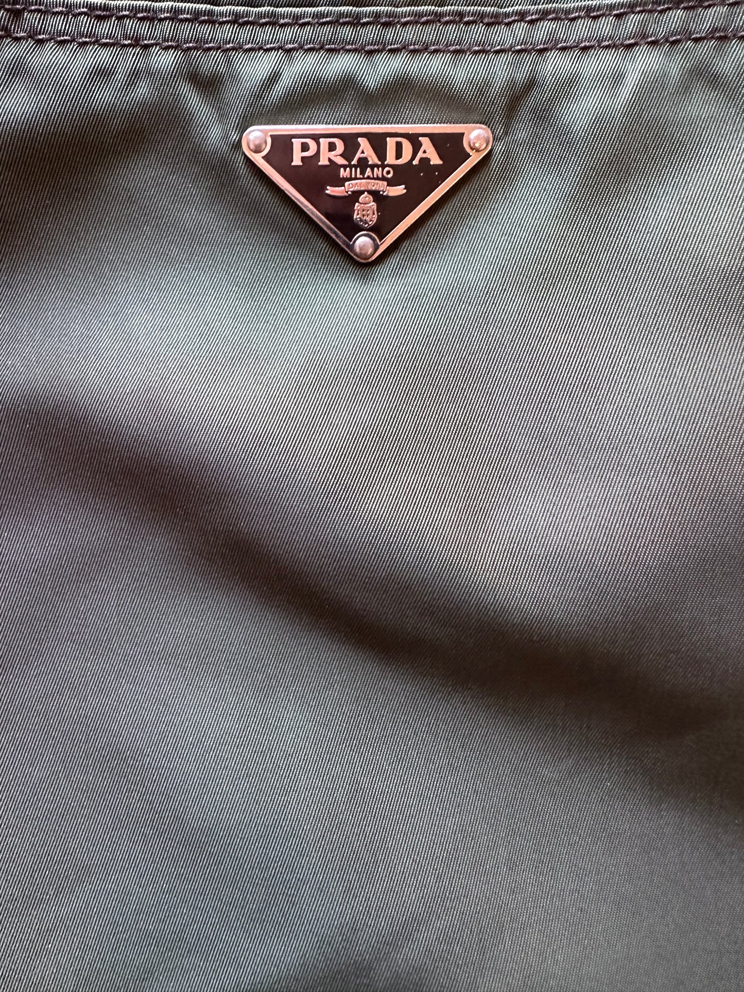 Prada shoulderbag olive