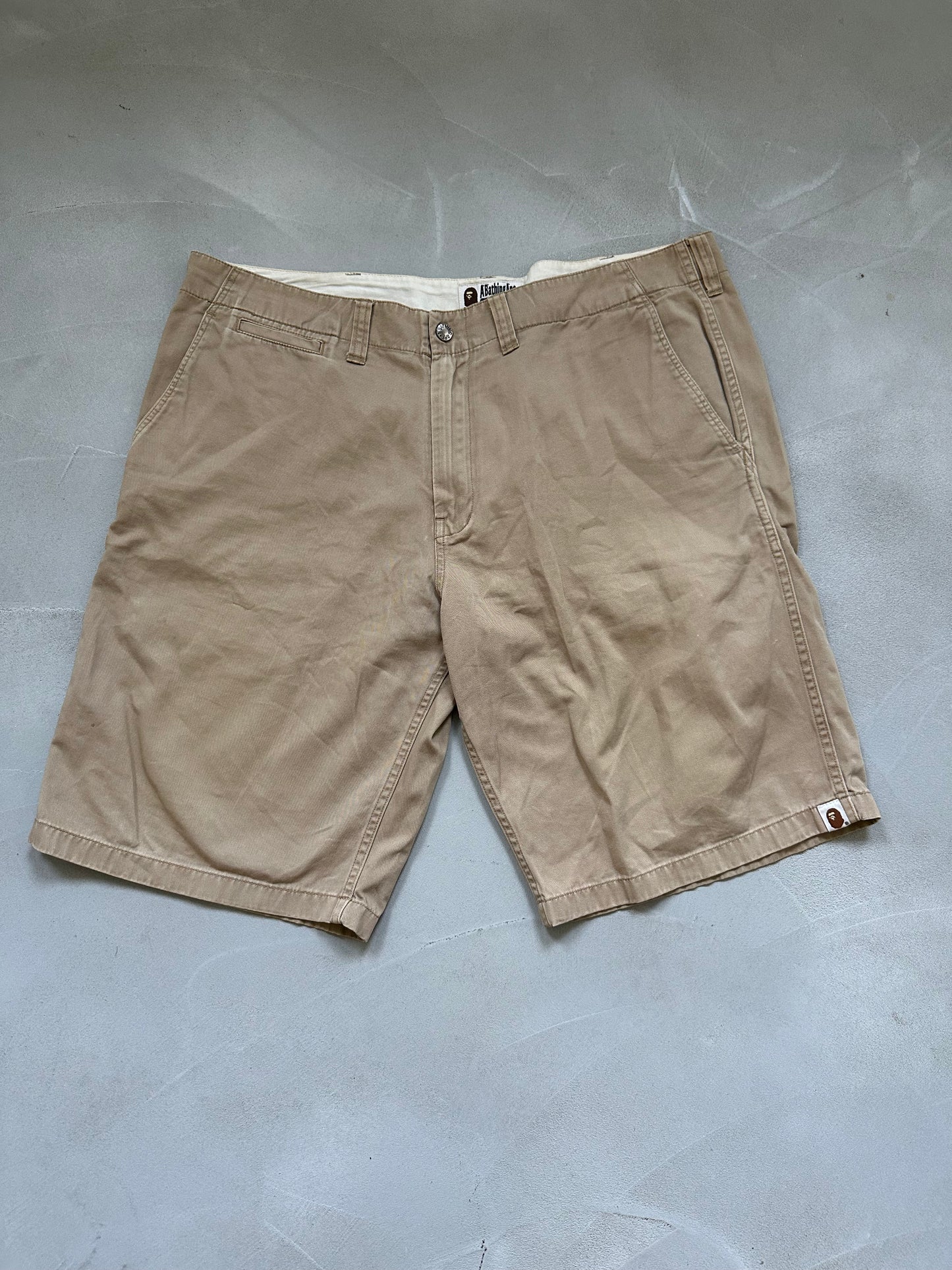 Bape shorts beige