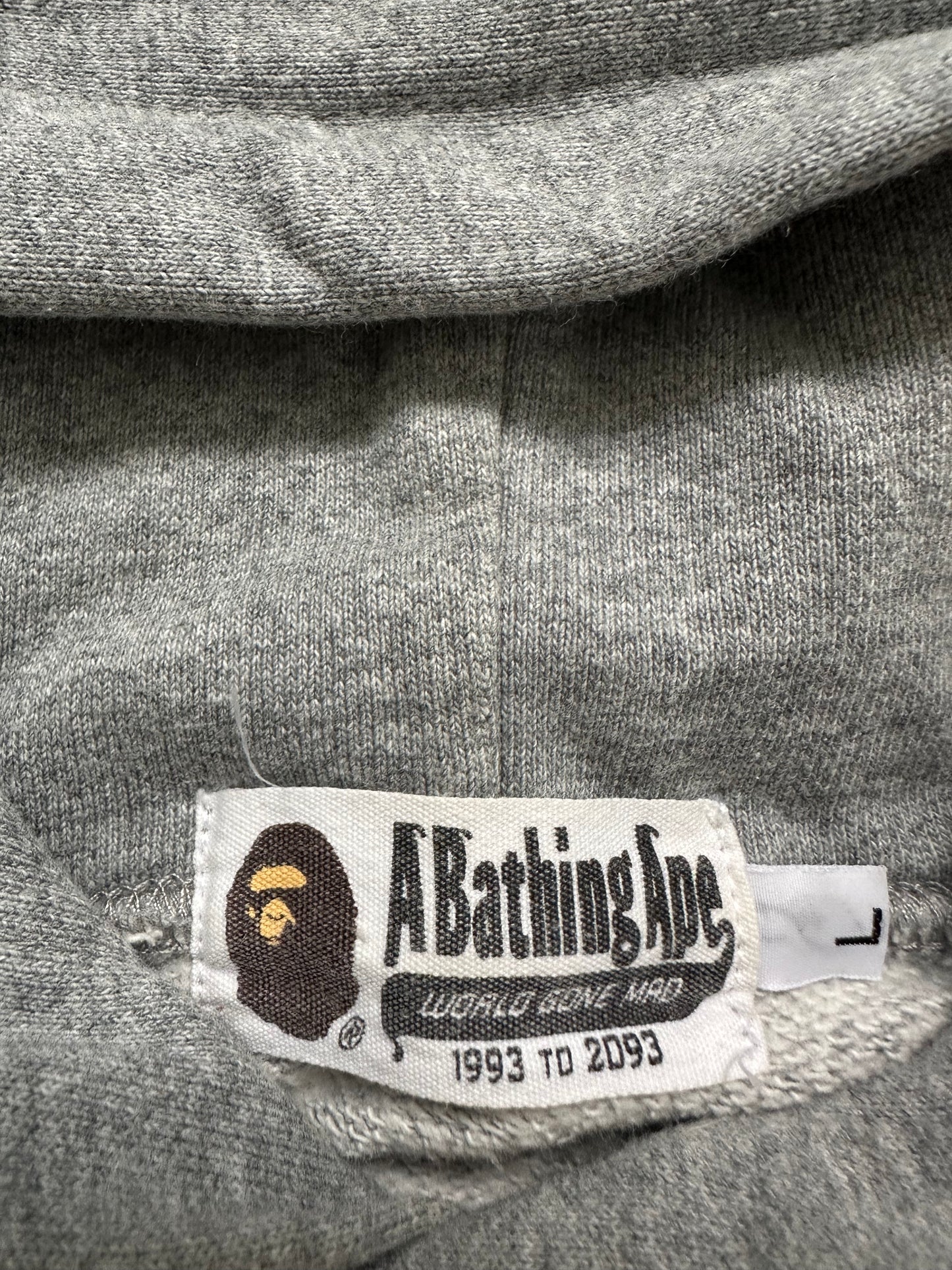 Bathing Ape hoodie grey
