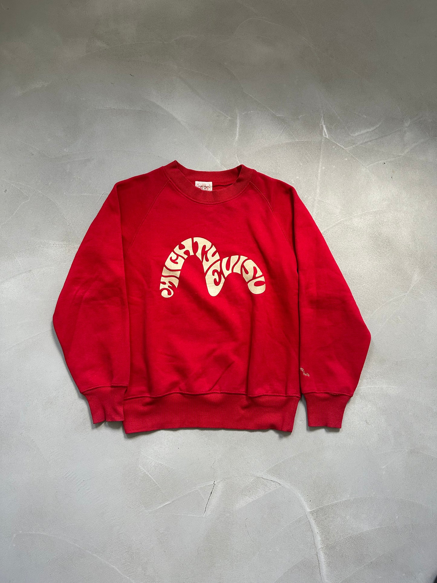 Evisu sweater red