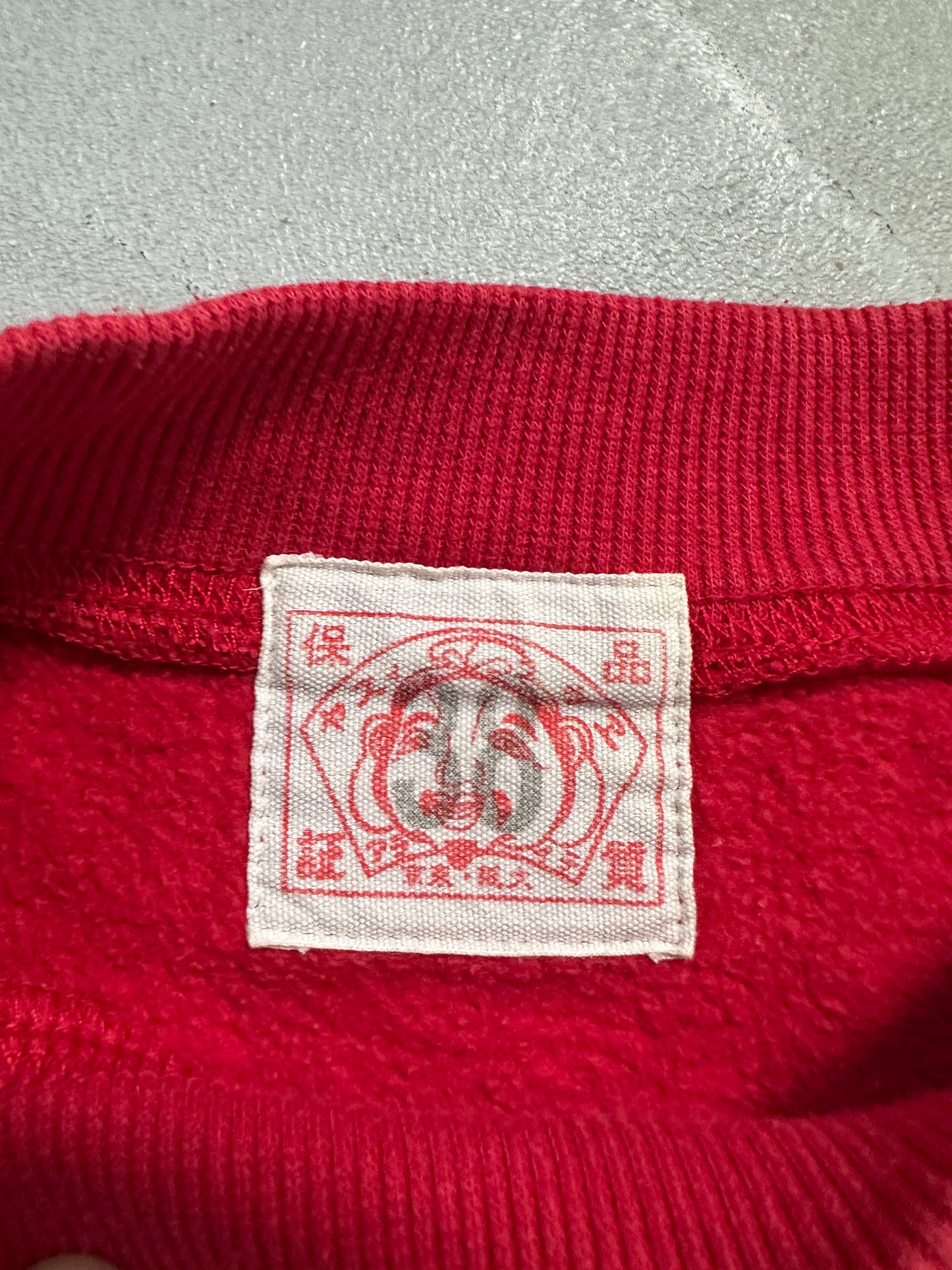 Evisu sweater red