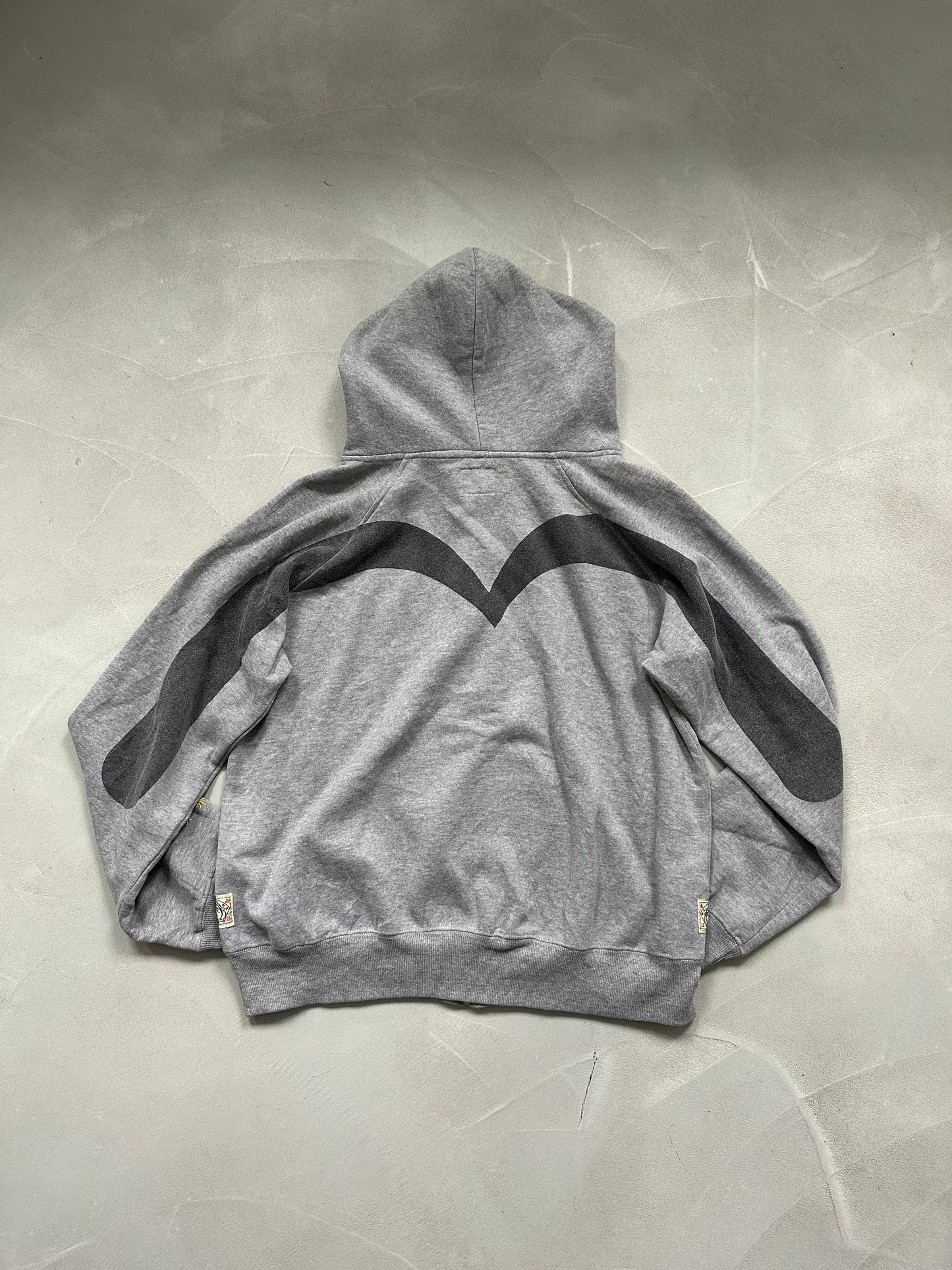 Evisu hoodedsweater grey