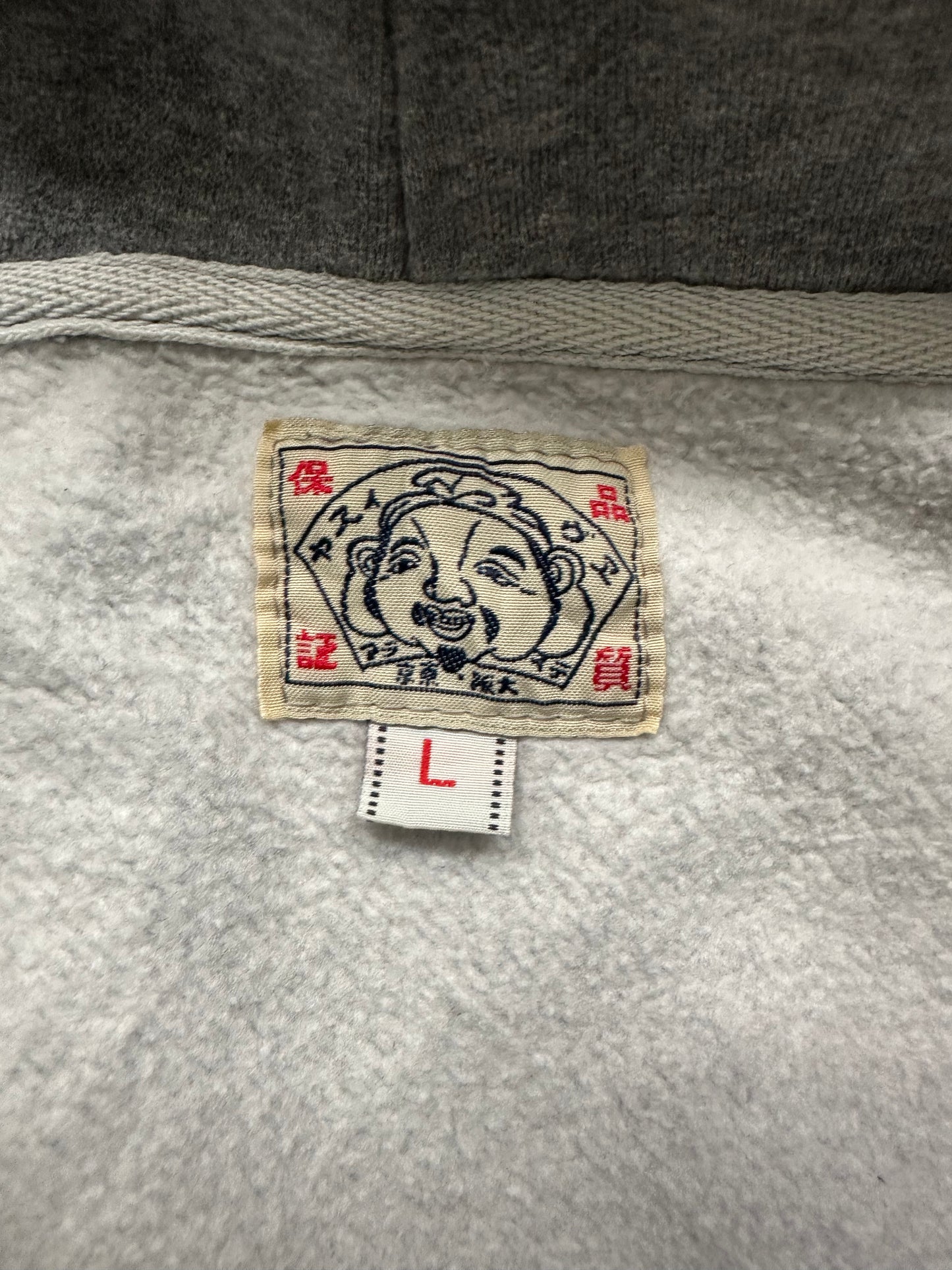 Evisu hoodedsweater grey