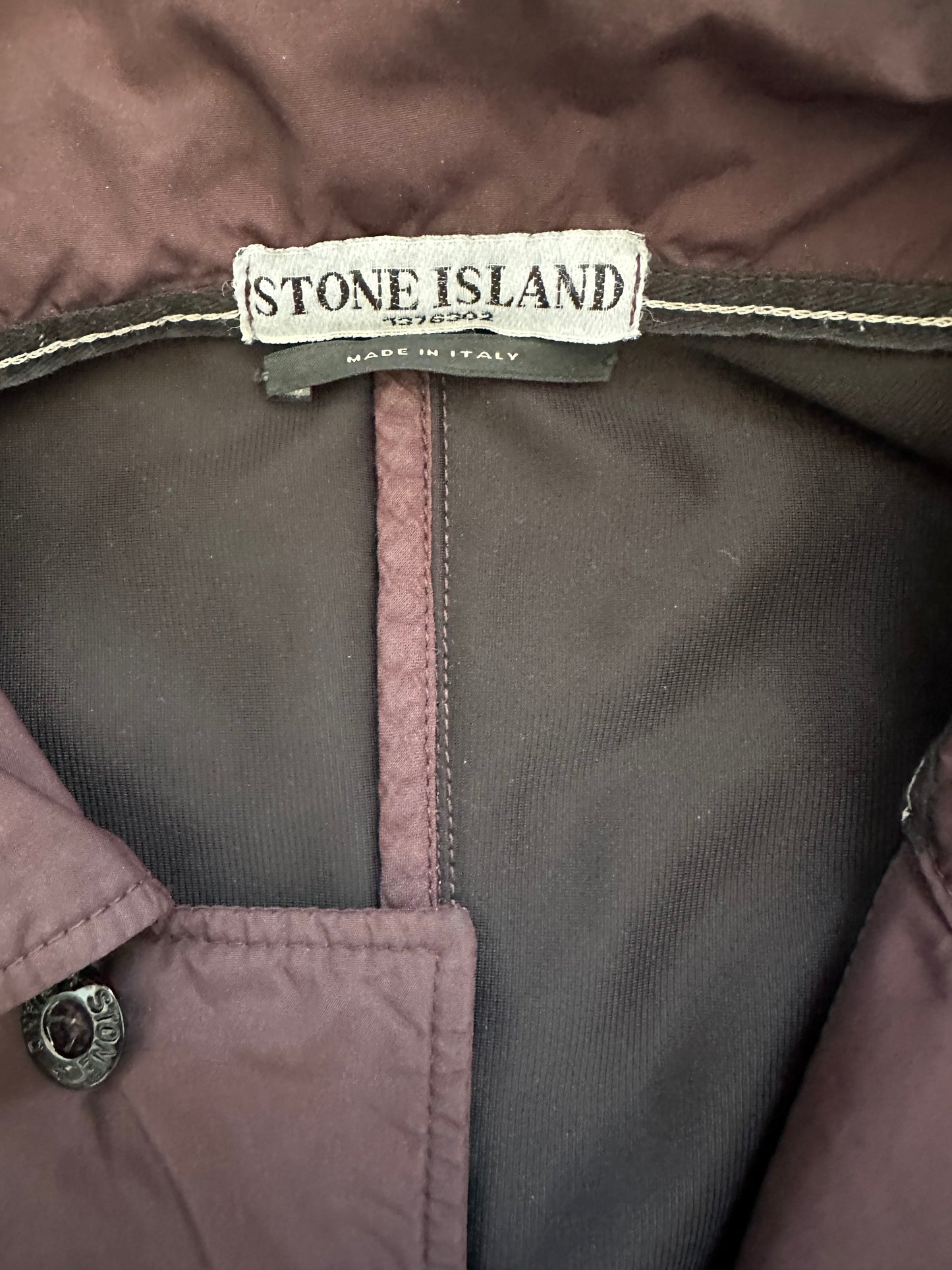 Stone Island waxjacket bordaux