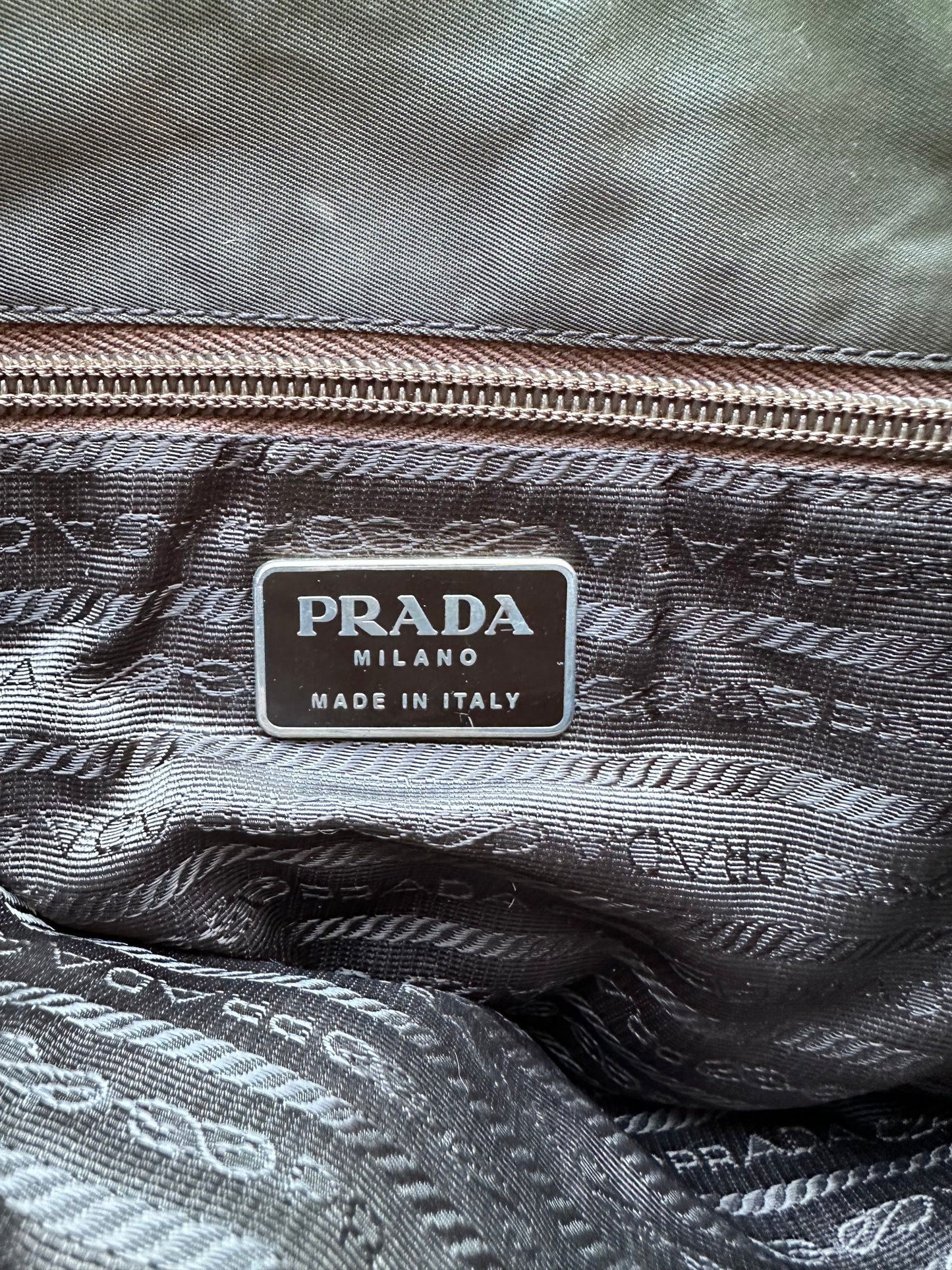 Prada mini massenger olive