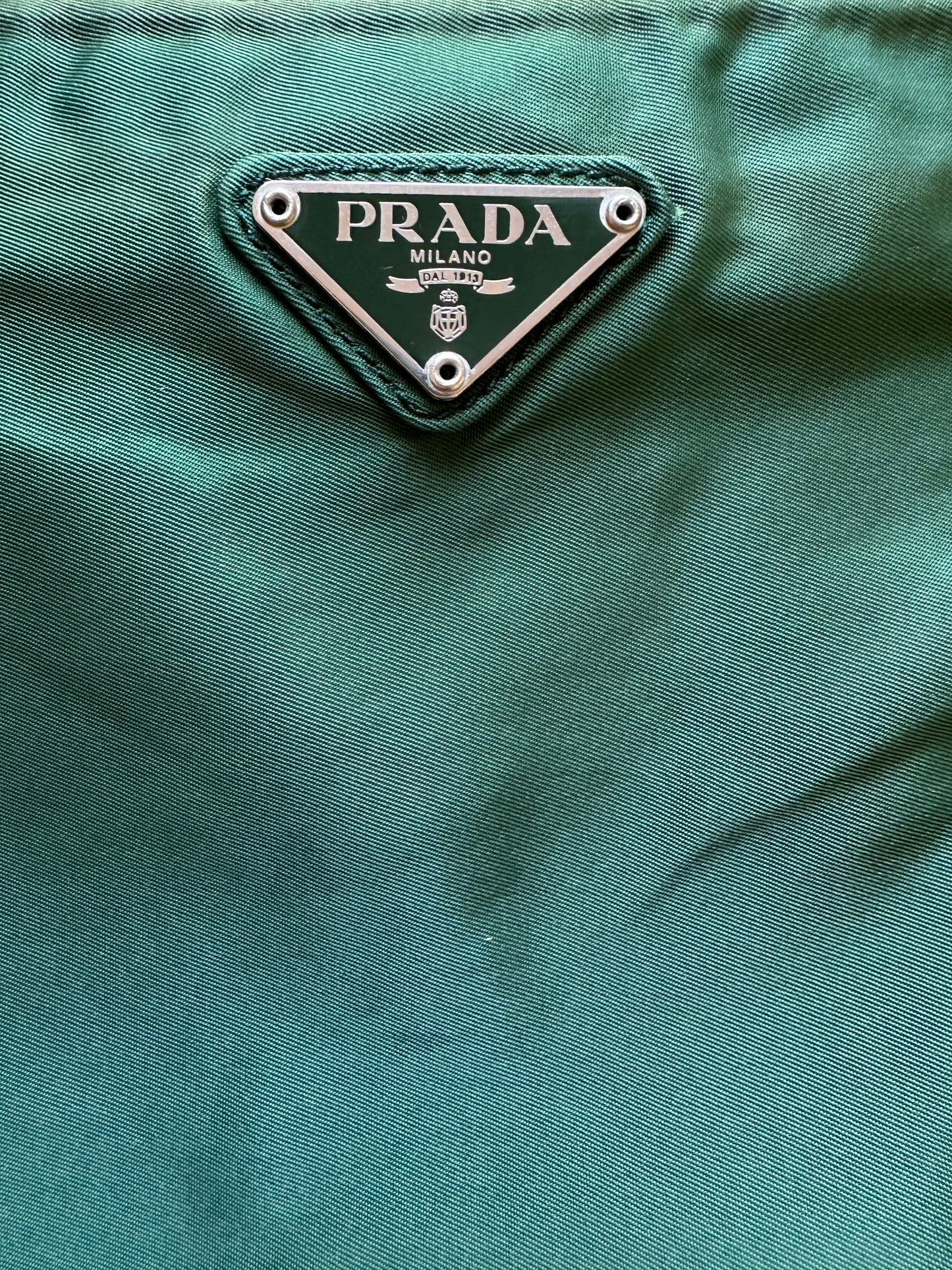 Prada shoulderbag pinegreen