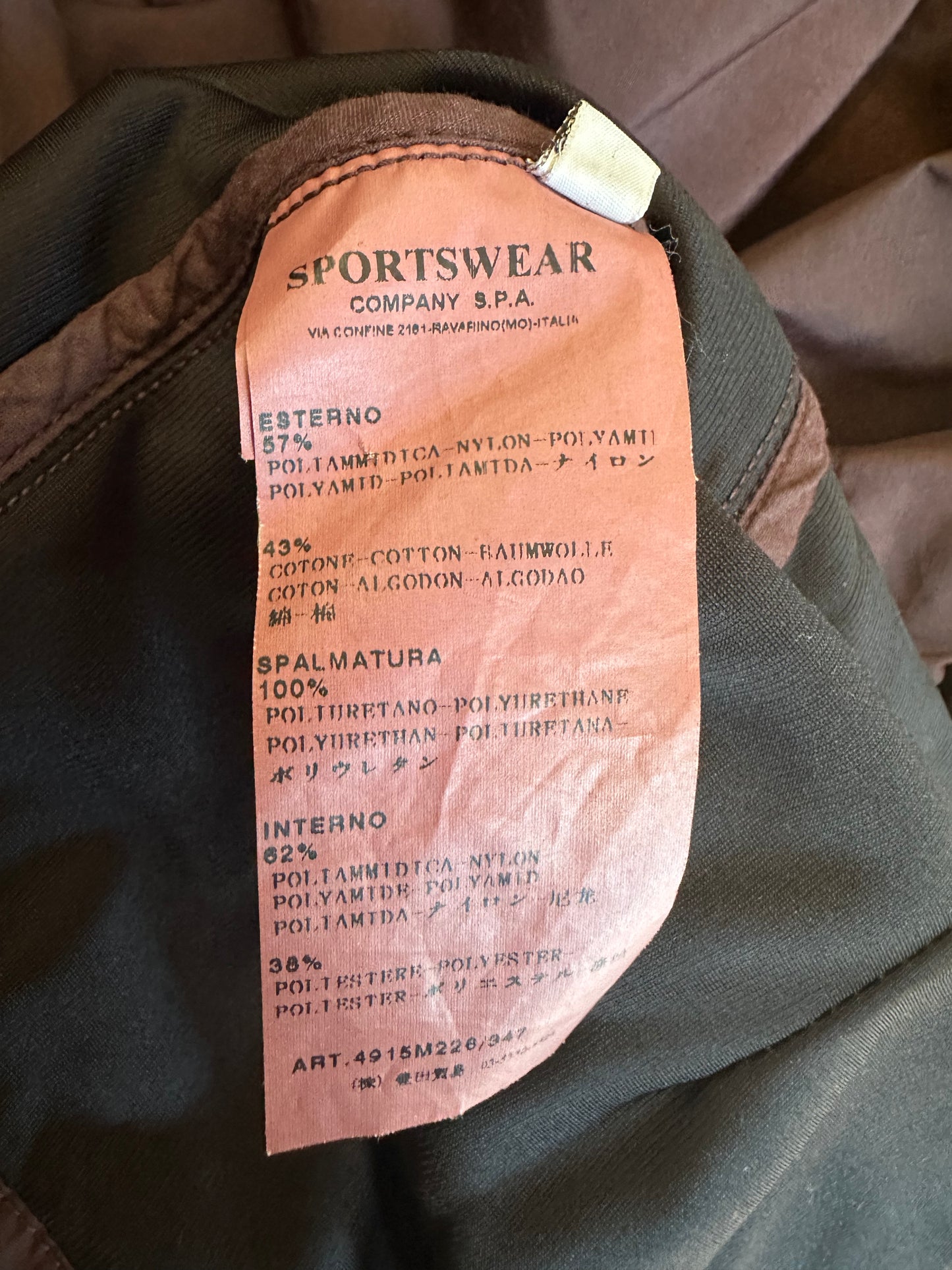 Stone Island waxjacket bordaux