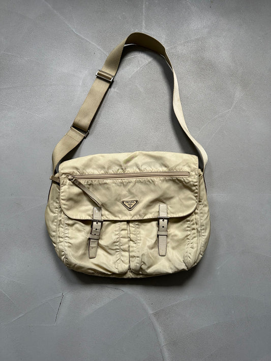 Prada messenger beige large
