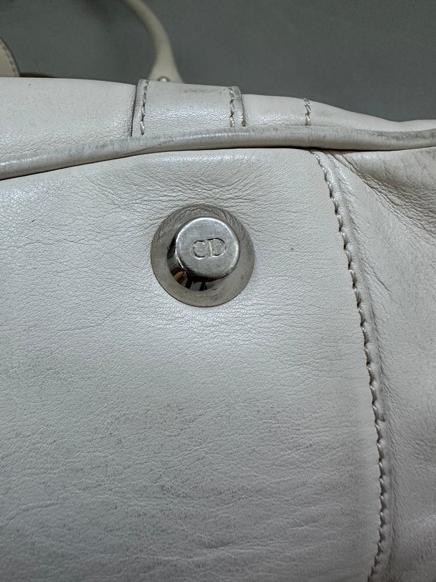 Chirstian Dior bag cream white