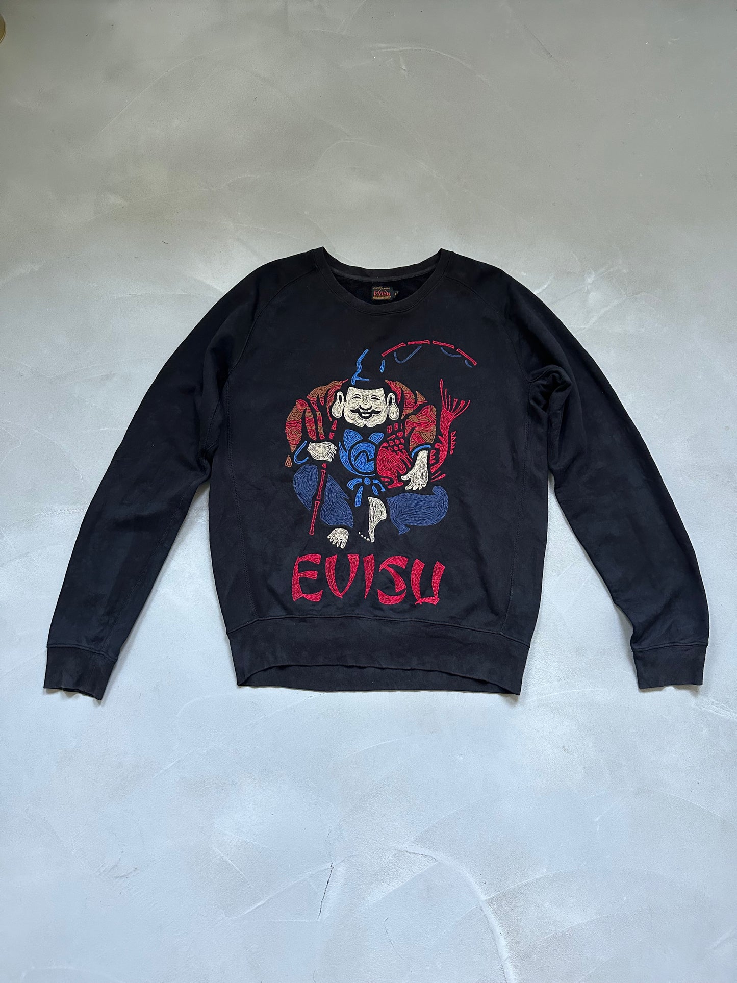 Evisu buddah sweater black