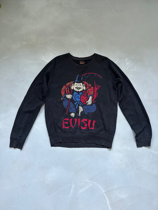 Evisu buddah sweater black